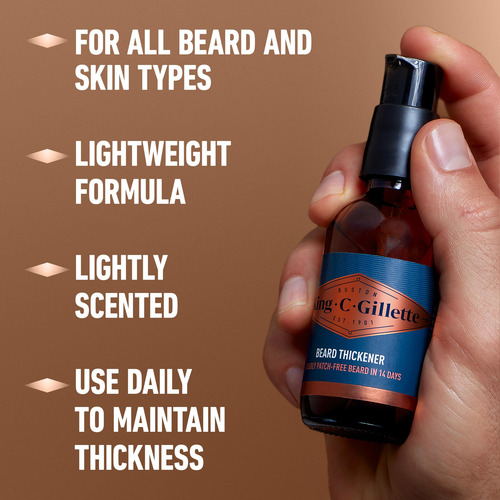 Espesante Para Barba King C. Gillette, Complejo De Vitamina