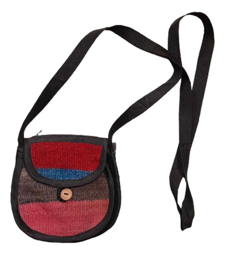 Bolso Bolsito Morral Aguayo Puyo Artesanal Telar Chico