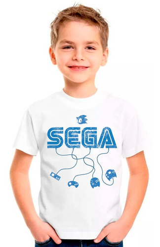 Camiseta Sega Jogo Video Game Camisa Blusa Moleton Infantil3