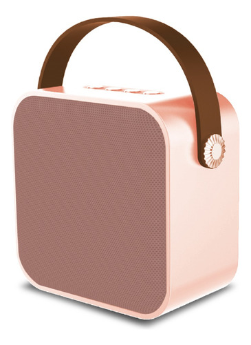 Parlante Portatil Con Karaoke Soul Plt-i30 Color Rosa