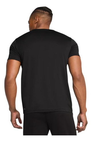 Polera Deportiva Hombre Puma Train Big Cat Ligera Negro