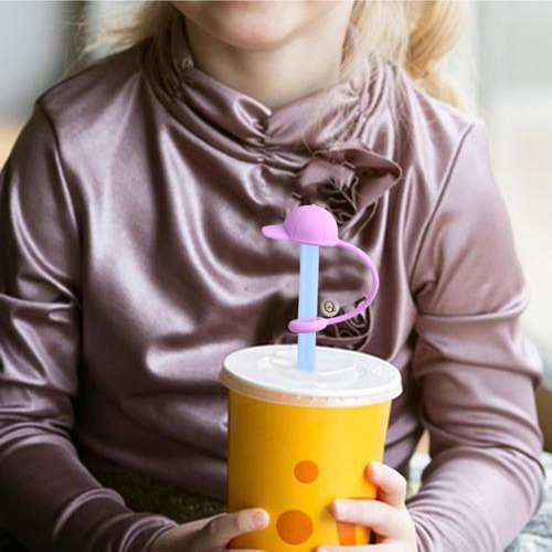 Tapa Con Punta De Pajita Para Vaso Adorno De Pajita De Silic