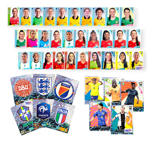 Láminas Individuales Panini Fifa Mundial Femenino 2023