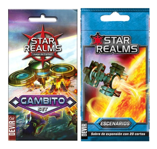 Star Realms Expansion Gambito Escenarios Cartas Lelab