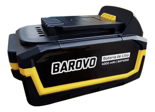 Imagen 1 de 10 de Bateria De Repuesto 4000 Mah 18v Barovo Taladro Amoladora