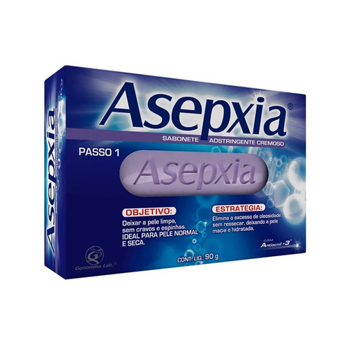 Asepxia Sabonete Adstringente Cremoso  90g