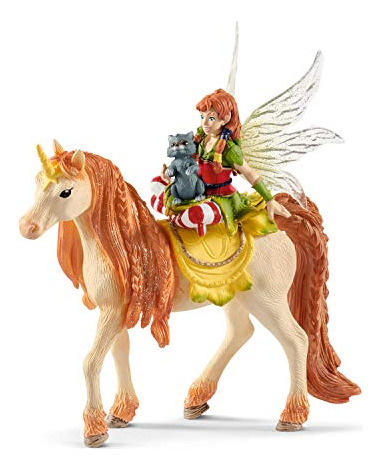 Muñeca Schleich Bayala Fairy Marween Con Figura De Unicorni