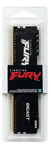 Memoria Ram Ddr4 Kingston Hyperx Fury Beast 4gb 2666mhz Pc Gamer