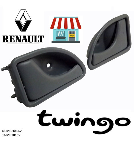 Manilla Interna Derecha Izquiera Renault Twingo2 8v Y 16v