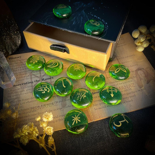 Conjunto De Pedras De Runas De 13 Unidades Para Iniciantes,
