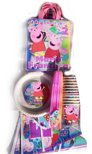Cumpleaños Cotillón | Peppa Pig  20 Niños