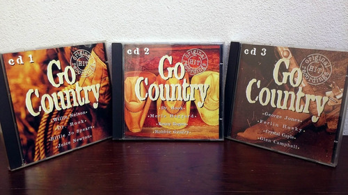 Go Country - Varios Artistas * Coleccion 3 Cd * Made Holan 