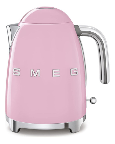 Tetera Eléctrica Smeg, 1.7 L, Rosa