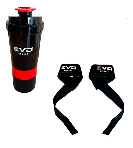 Straps + Vaso Shaker De Gimnasio Gym Crossfit Entrenamiento