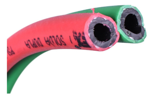Imagem 3 de 6 de 5 Mts De Mangueira Dupla Para Solda 5/16