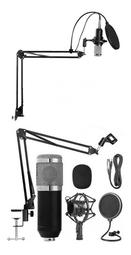 Imagen 4 de 5 de Kit Micrófono Estudio Condensador Profesional M800 + Brazo