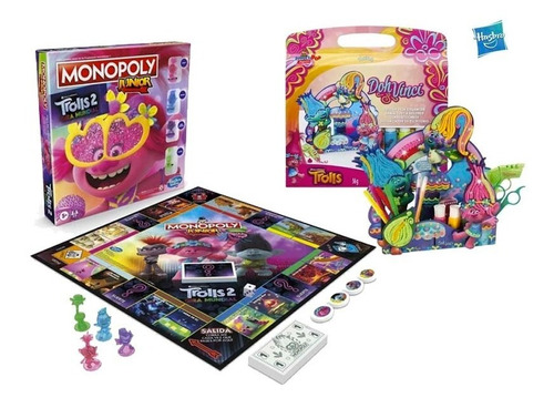 Monopoly Trolls 2 + Play Doh ( Doh Vinci Trolls)