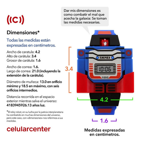 Pack De 10 Reloj Con Forma De Reloj Transformer Robot Skmei