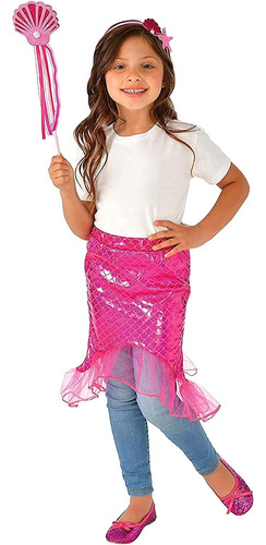 Set De Disfraz De Sirena Para Niños De Rubies Imagine, Tamañ