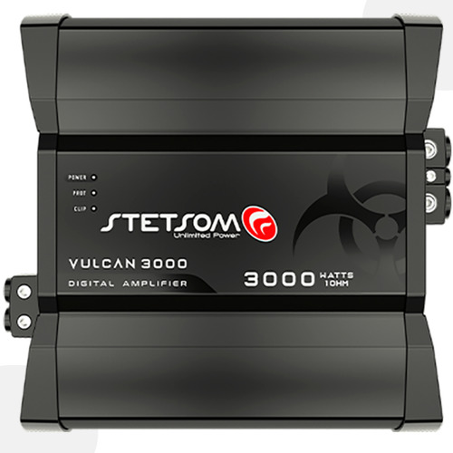 Vulcan 3000.1 3000w Rms 1 Ohm Stetsom Potencia Digital