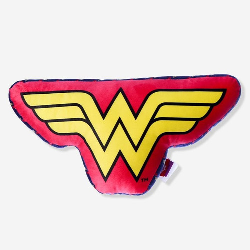 Almofada Formato Mulher Maravilha | Wonder Woman | Dc Comics Cor Preto