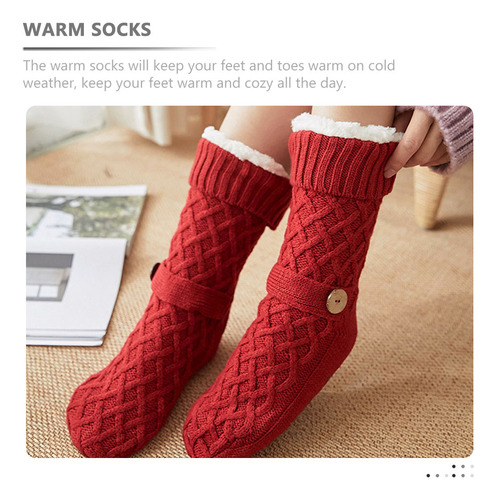1 Par De Calcetines Navideños Para El Hogar, Calcetines De F