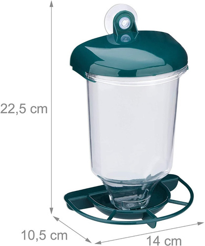 Imagen 3 de 4 de Comedero Comida Pajaros Semillas - Unidad a $22990