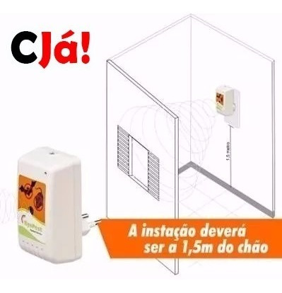 2xrepelente Sonoro Byepest Para Ratos E Morcegos 100m² Bivot