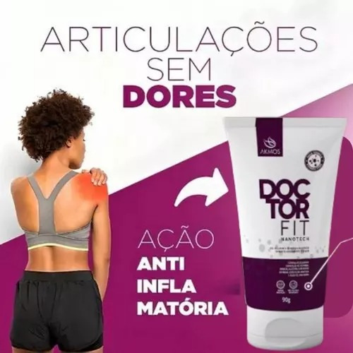 Kit 2 Pomada Para Dores Costas Ombros Torções Batidas Nervos Arnica