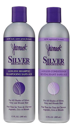 Conjunto De Shampoo E Condicionador Jhirmack Silver Brighten