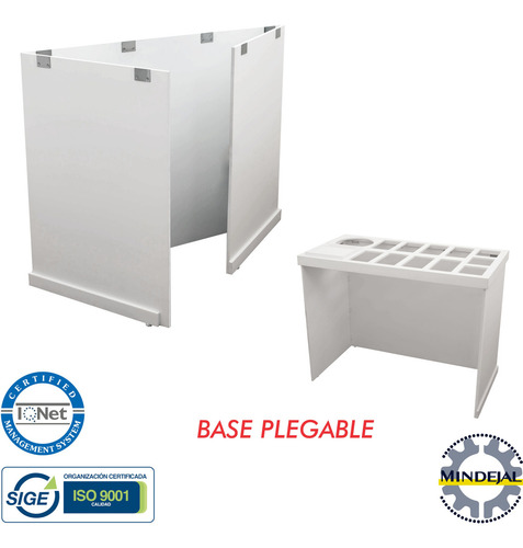 Estante Abatible Candy Bar-snack Con Insertos Tapas Tym Color Beige
