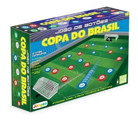Imagem 2 de 3 de Jogo De Botão (2 Times-caixa)
