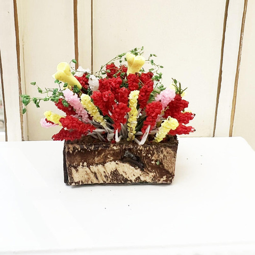 Mini Maceta Con Forma De Ramo De Flores Diminuto Para