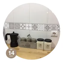 Comprar Guardas En Vinilo Azulejos Calcáreos Cocina Y Baño 10cm