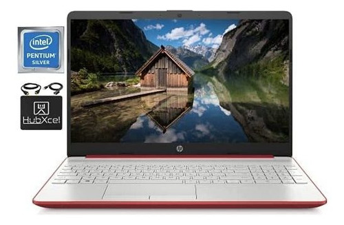 Laptop Hp 15.6  8gb 128gb 2.7 Ghz Windows 10 -rojo