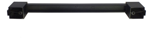 8 Puxador 192mm Rack Criado Mudo Cômoda Gavetas Móveis Preto Fosco Lisa