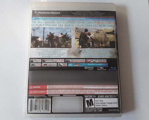 Socom 4 Juego Playstation 3 Ps3 (fisico) Caratula Reimpresa (Usado)
