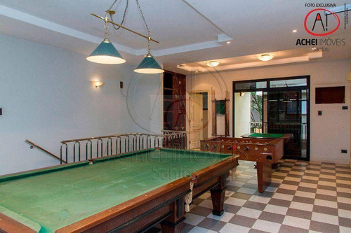 Imagem 22 de 30 de Casa Residencial Com 3 Dormitório, 2 Banheiros E Salão De Jogos, Para Alugar, 450 M² Por R$ 23.000/mês - Gonzaga - Santos/sp - Ca1977