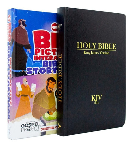 Combo Bíblia King James Ingles + Bíblia Infantil Em Ingles