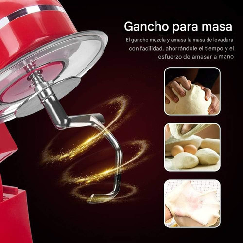 Batidora Planetaria Marvo Hbr-131 Mezcladora De Alimentos 5l