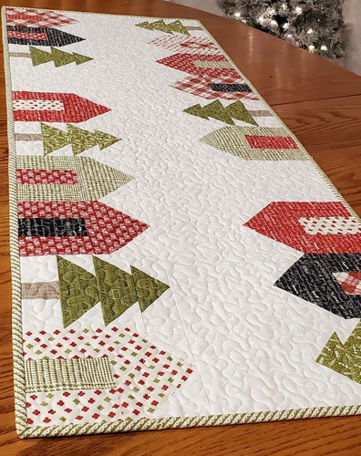 Centro De Mesa Navidad Pachwork.