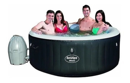 Jacuzzi Bestway  Spa Inflable Redondo Miami 4 Personas