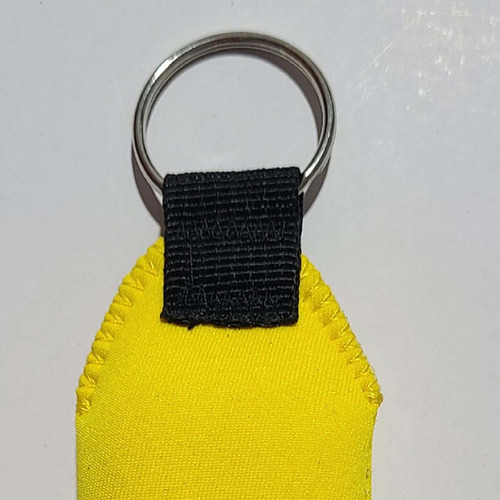 Llavero De Neopreno, Llavero Flotante, Accesorios Amarillo