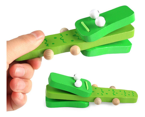 Un Instrumento Musical Infantil Castañuelas Cartoon Animal S