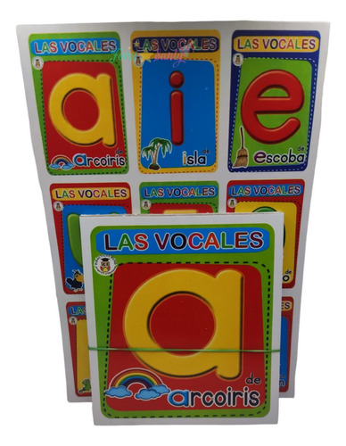 Juego De Loteria Didáctica Aprendizaje De Vocales