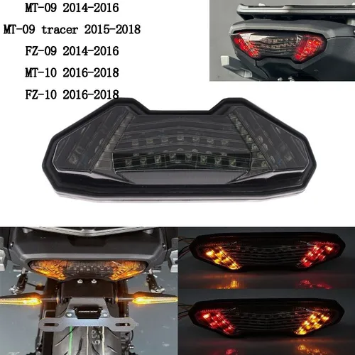Luz Trasera De Freno Led Para Yamaha Mt-09/10 Fz-09/10