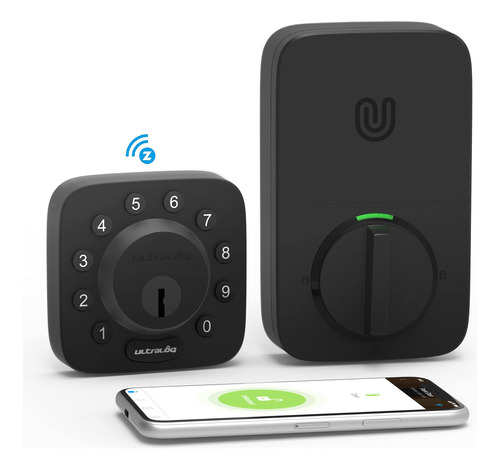 Ultraloq U-bolt Z-wave Smart Lock Con Sensor De Puerta, Func