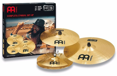 Set De Platillos Meinl Hcs Hh14 Cr16 Rd20 Sp10