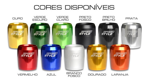 Imagem 4 de 6 de Kit Slider Dianteiro Traseiro Yamaha Mt03 Mt 03 Fosco