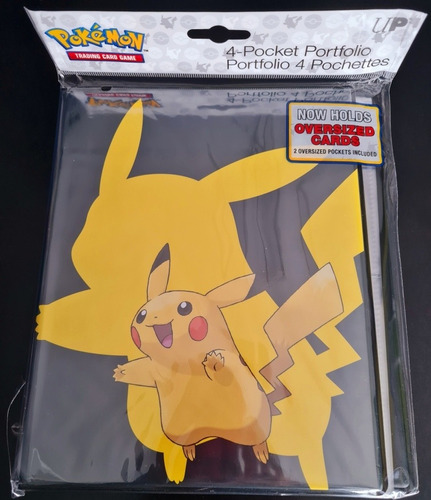 Pokemon Tcg Pikachu Portafolio 4 Bolsillos Folder Album